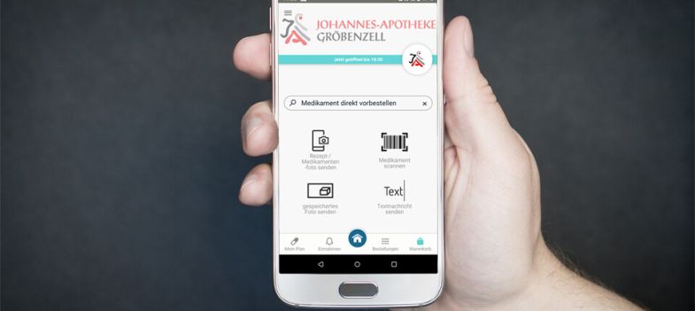 Medikamentenbestellung mit callmyApo-App - Johannes-Apotheke Gröbenzell